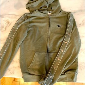 Pink full zip hoodie